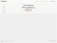 Tablet Screenshot of lifehappensphotographybydeniece.com